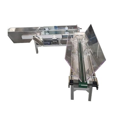 L-shape automatic gathering machine